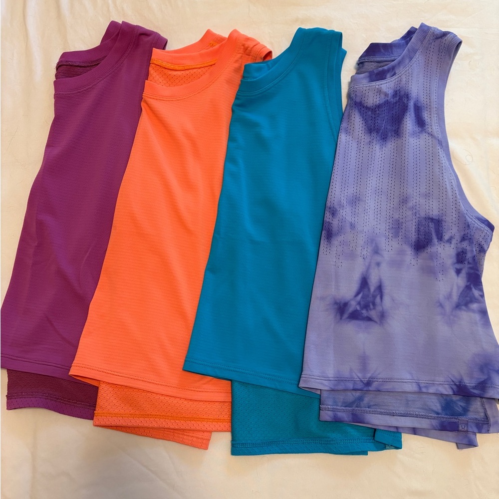 Lululemon Train to Be Tanks size 6
